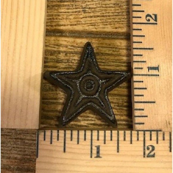 ONE Cast Iron Rustic Star Drawer Pull 10310 - Picture 12 of 12